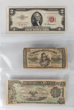 U.S. Paper Currency Notes & World Notes