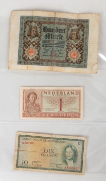 U.S. Paper Currency Notes & World Notes