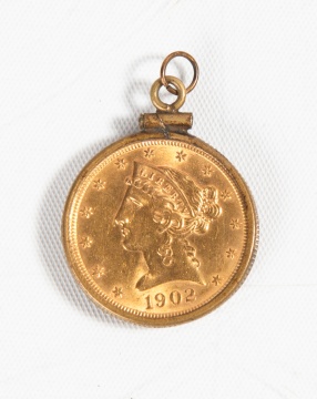 1902 Liberty Head $5 Gold Coin