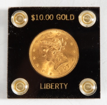 1907 Liberty Head $10 Gold Coin