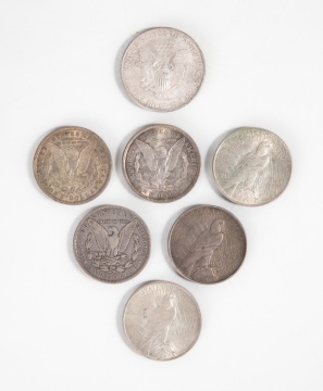 Morgan, Liberty, & Silver Eagle Silver Dollars