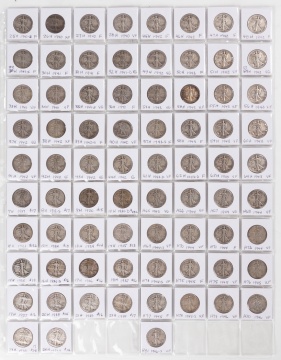 Liberty, Franklin, Kennedy, Capped Bust, & Barber Half Dollar Coins
