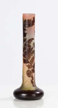 Emile Galle (French, 1846-1904) Fern Vase