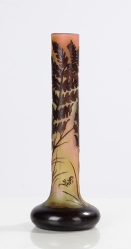 Emile Galle (French, 1846-1904) Fern Vase