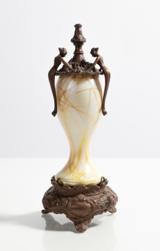 Steuben Art Nouveau Boudoir Lamp