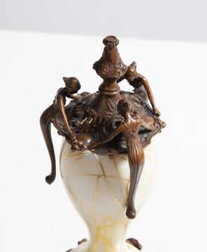 Steuben Art Nouveau Boudoir Lamp