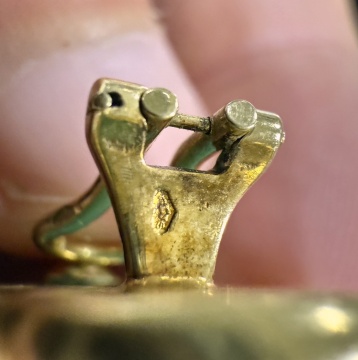 Turquoise Cameo Earrings