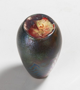Jacques Sicard for Weller Pottery, Iridescent Vase