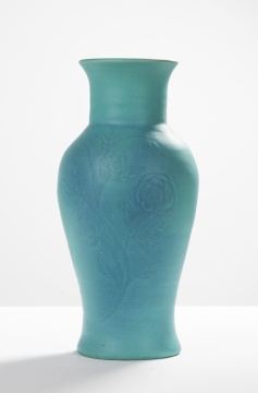 Van Briggle Vase & Peters & Reed Moss Aztec Vase