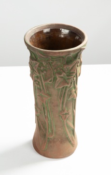 Van Briggle Vase & Peters & Reed Moss Aztec Vase