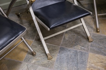 Maison Jansen Campaign Lounge Chairs