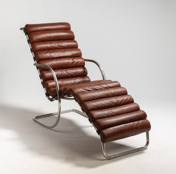 Ludwig Mies van der Rohe, Style Chaise Lounge Chair