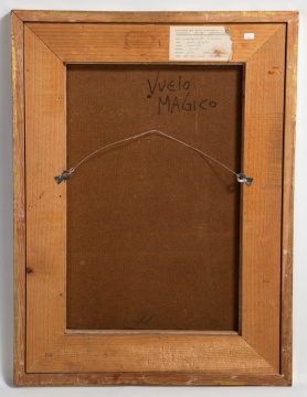 Leonardo Nierman (Mexican, b. 1932) "Vuelo Magico" (Magic Flight)