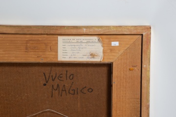 Leonardo Nierman (Mexican, b. 1932) "Vuelo Magico" (Magic Flight)