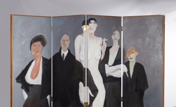 Gerson August (Gus) Leiber (1921-2018) Folding Screen