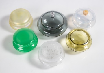 Steuben Covered Jars / Decanters