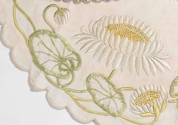 Arts & Crafts Embroidered Textiles, Table Cloths and Runner