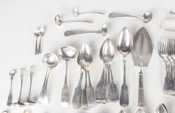 Various Silver Flatware & Serving Pieces