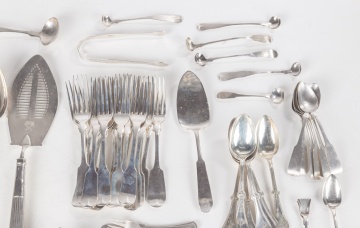 Various Silver Flatware & Serving Pieces