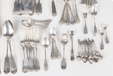 Various Silver Flatware & Serving Pieces