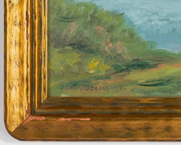 Howard D. Beach (1867-1954) Landscape with Pond