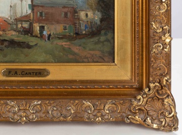 Fernando A. Carter (American, 1855-1931) Harbor Scene
