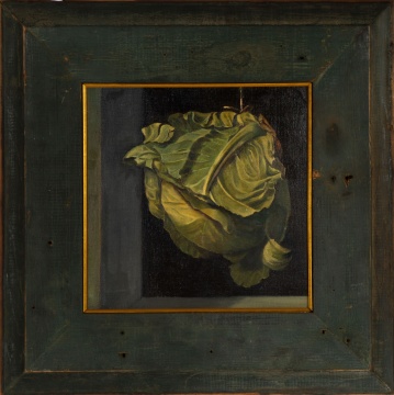 Still Life of Cabbage, Farmhouse Frame