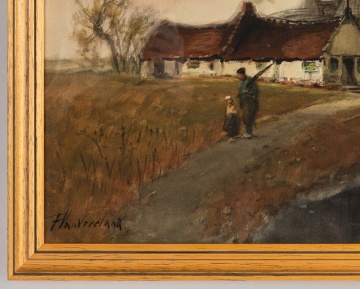 Francis William van Vreeland (Dutch, 1879-1954) Dutch / Holland Landscape