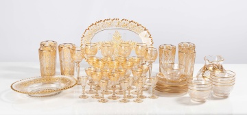Extensive Set of Glassware, Attributed to Moser