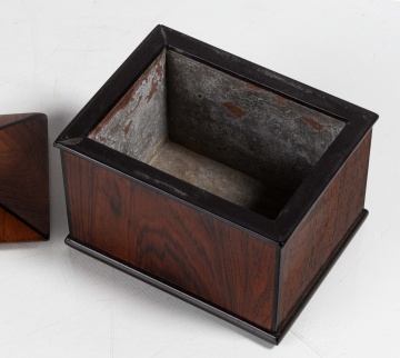 19th Century Rosewood Tea Caddy