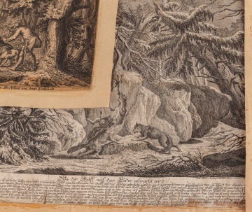 Johann Elias Ridinger (1698-1767) Engravings (from the Princes' Hunting Pleasure)