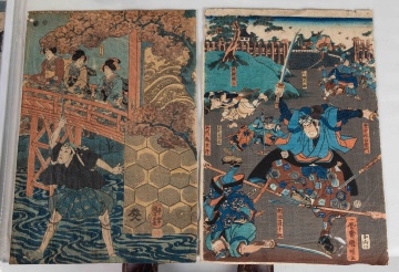 Japanese Kabuki / Samurai Woodblock Prints, Utagawa Kunisada