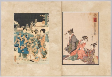 Japanese Woodblock Prints, Kitagawa Utamaro, Renowned Beauties