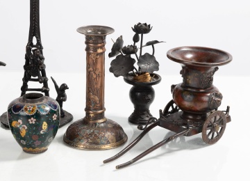 Japanese / Chinese Bronze Table Articles