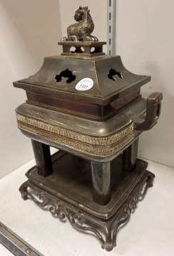 Chinese / Japanese Bronze Censor