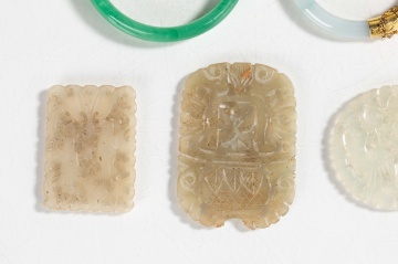 Carved Jade Figures, Bangles, & Pendants