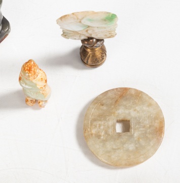 Carved Jade Figures, Bangles, & Pendants