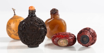 Five Snuff Bottles
