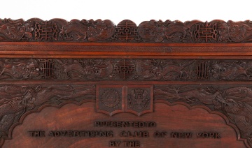 South East Asian Carved Wood Podium