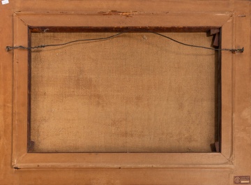 De Cost Smith (1864-1939) Native American Scene with Tepee, Horse, & Open Fire