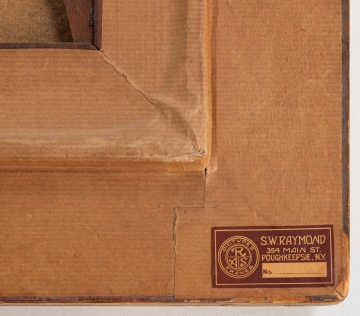 De Cost Smith (1864-1939) Native American Scene with Tepee, Horse, & Open Fire