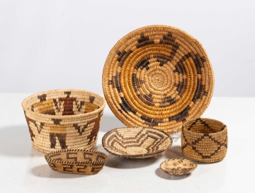 Native American Papago Baskets