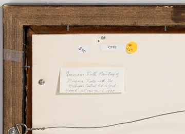 American Folk Art Painting of Niagara Falls