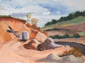 Albert Kotin (Russian/American, 1907-1980) Landscape