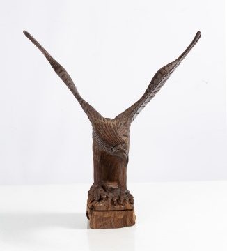 Carved Ebony Eagle