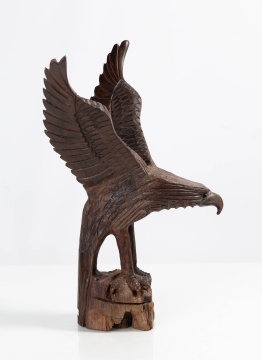 Carved Ebony Eagle