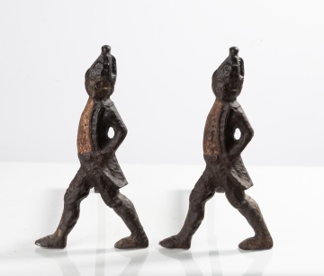 Hessian Soldiers Andirons