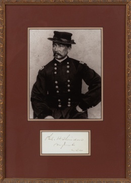 Group of Autographs, Civil War Union Generals