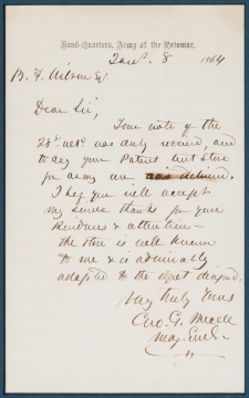 Group of Autographs, Civil War Union Generals