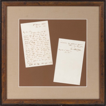 Group of Autographs, Civil War Union Generals